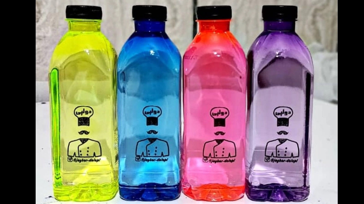 Logo and brand printing on luxury water bottle